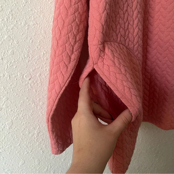 TALBOTS QUILTED JACQUARD ZIP MOCKNECK PULLOVER SIZE LARGE PETITE - Picture 6 of 8